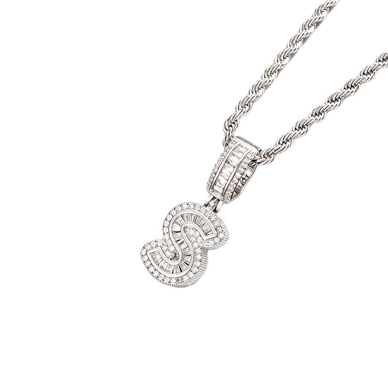 Letter Pendant Necklace