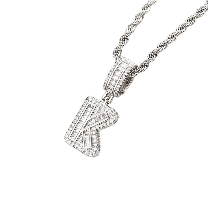 Letter Pendant Necklace