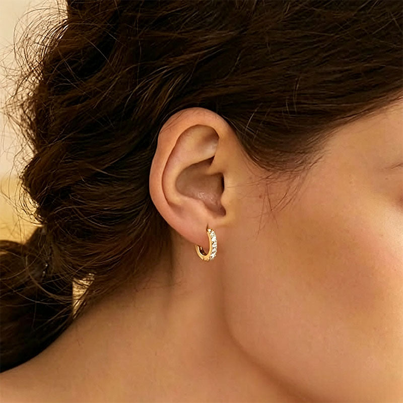 Women's hoop earrings