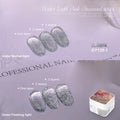 Translucent Nail Polish Sequins Manicure GY125