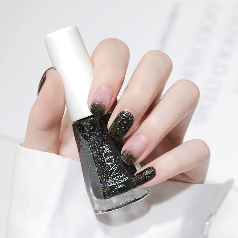 Water-Based Nail Polish No-Lamp Air Dry Sequin Manicure