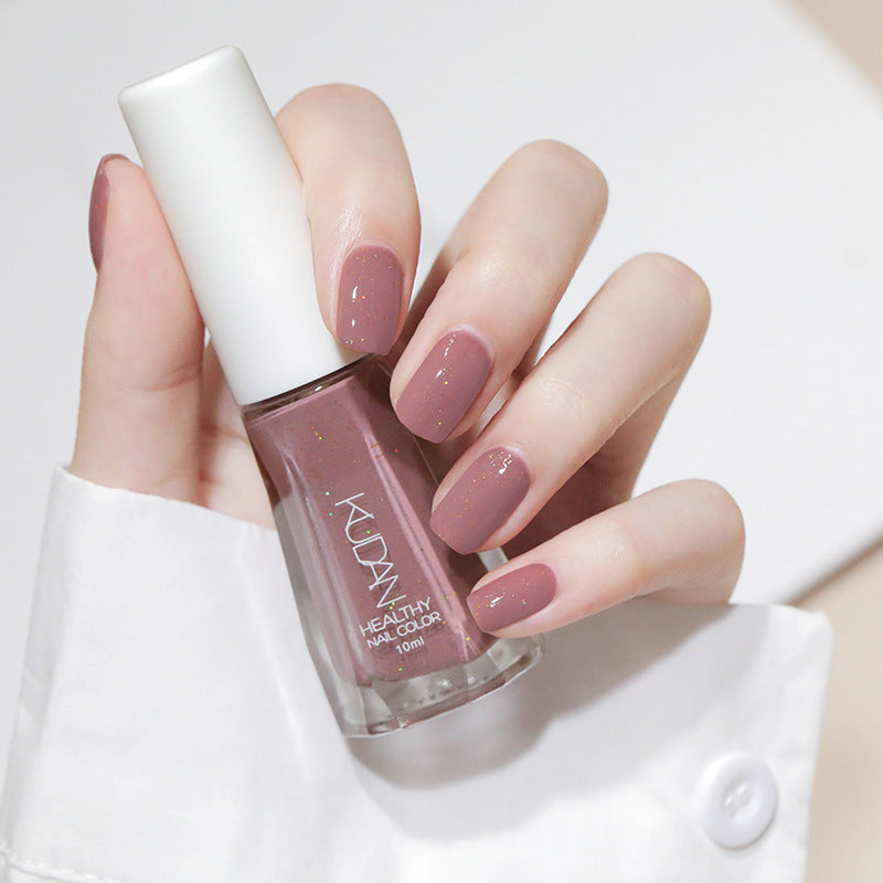 Water-Based Nail Polish No-Lamp Air Dry Sequin Manicure