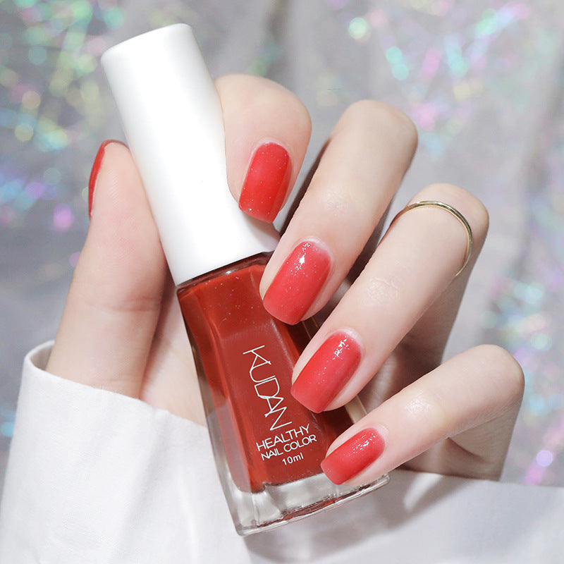 Water-Based Nail Polish No-Lamp Air Dry Sequin Manicure