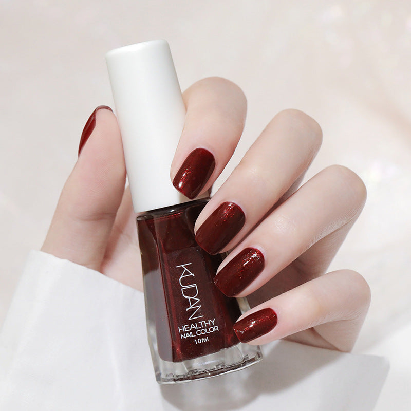 Water-Based Nail Polish No-Lamp Air Dry Sequin Manicure