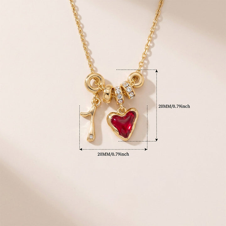 Multi Charm Number Necklace
