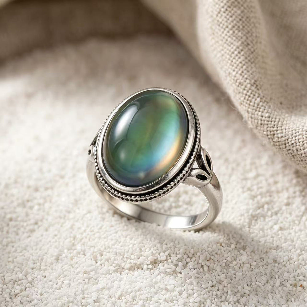 Bohemian Moonstone Ring