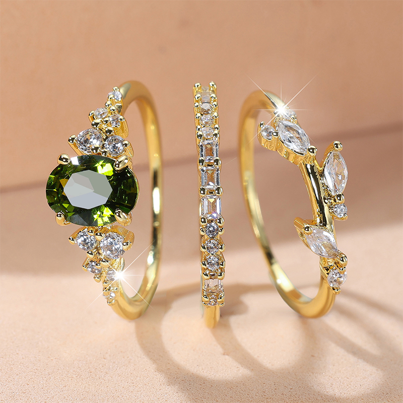 Vintage Multi-Layer Stackable Ring Set