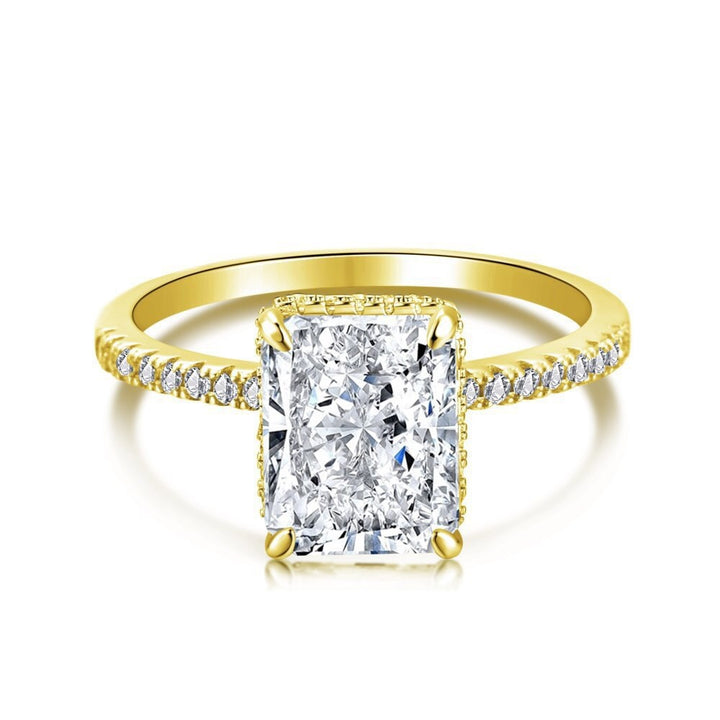 Ice Flower Cut Zircon Ring
