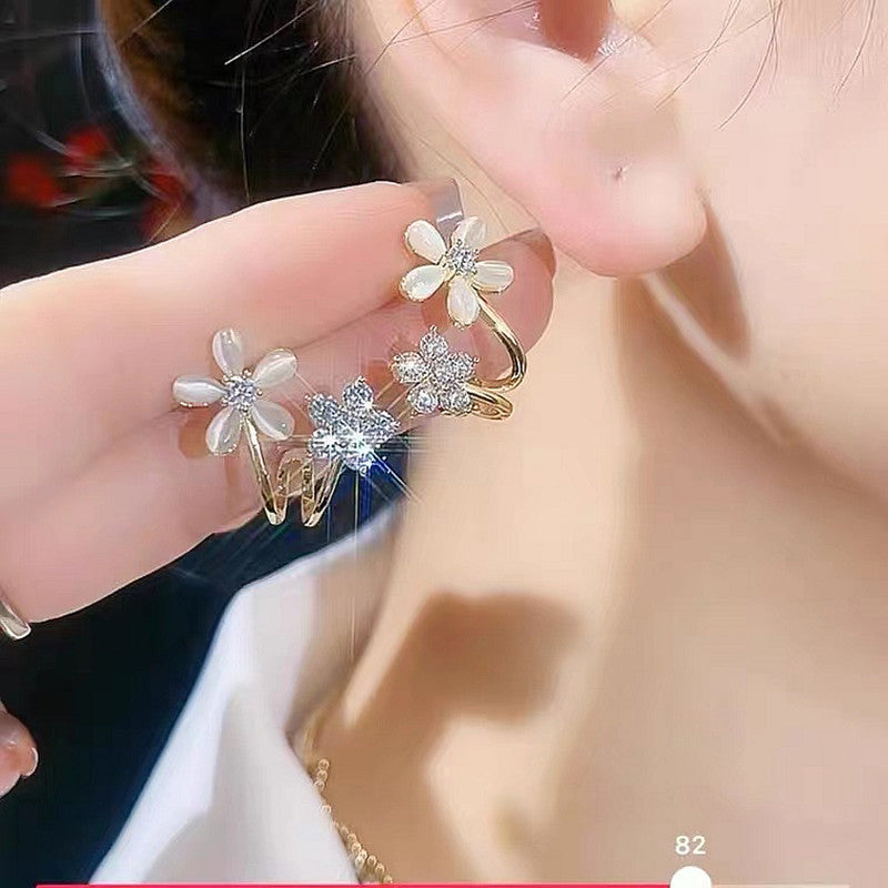 Sakura Cat Eye Earrings