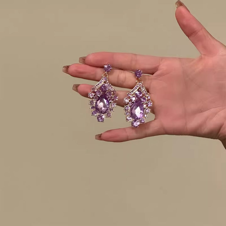 Elegant Teardrop Zircon Jewellery