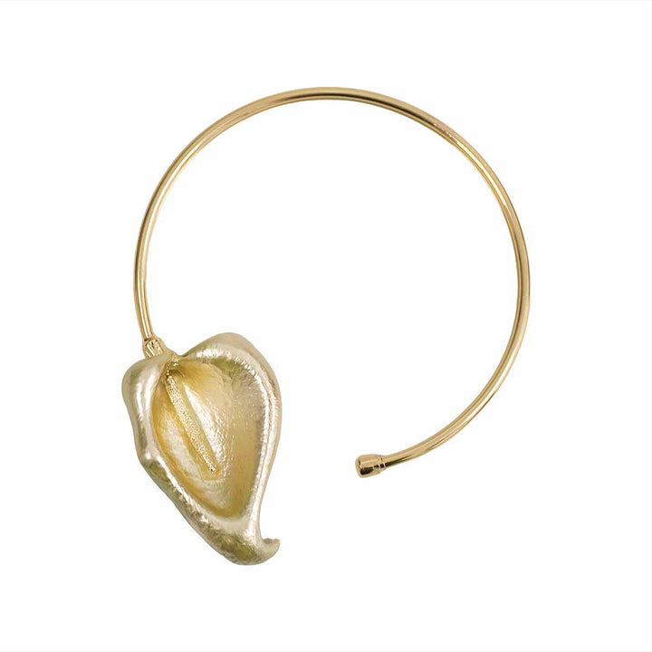Colorful Poplar Leaf Collar Necklace