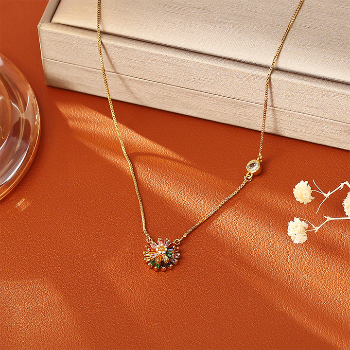 Colorful Firework Earring Necklace