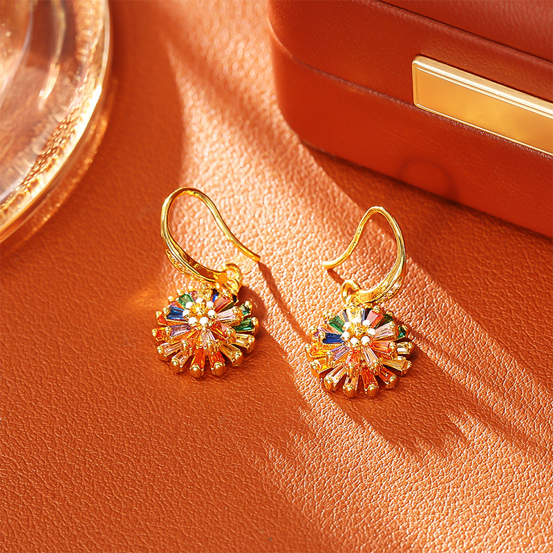 Colorful Firework Earring Necklace