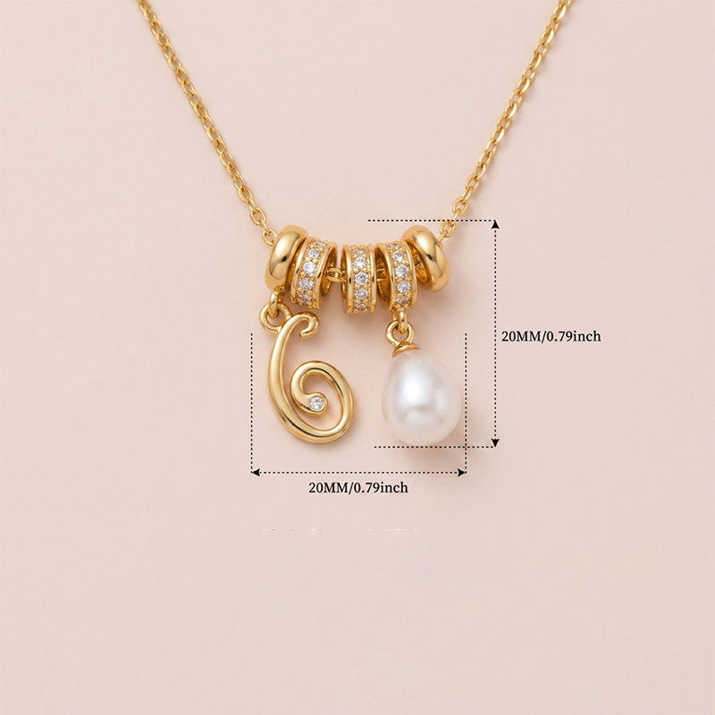 Multi Charm Number Necklace