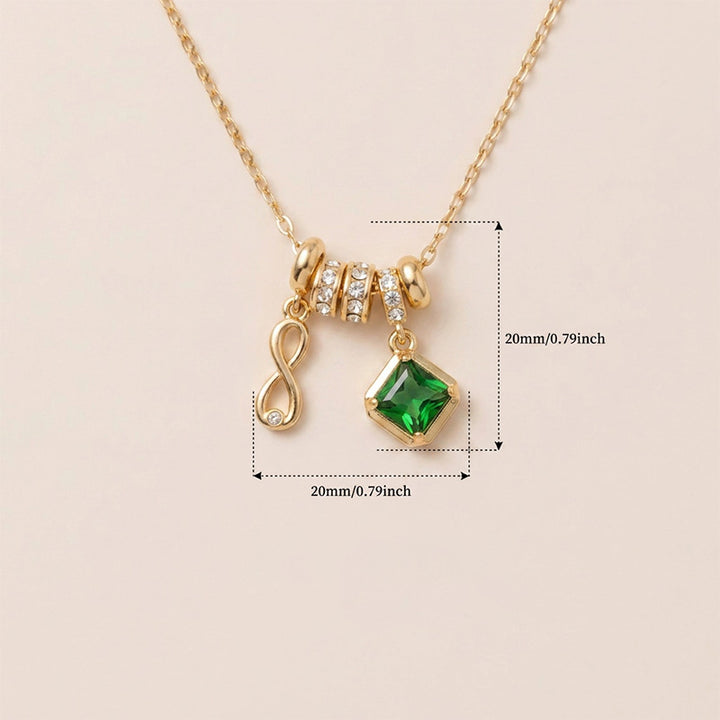Multi Charm Number Necklace