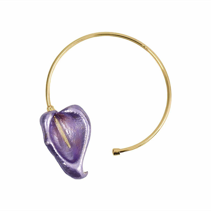 Colorful Poplar Leaf Collar Necklace