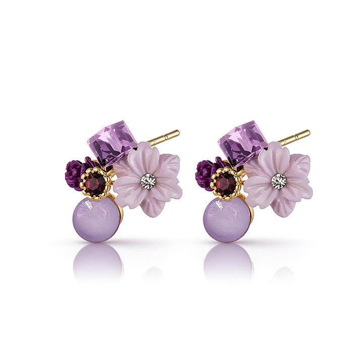 Vintage flower earrings