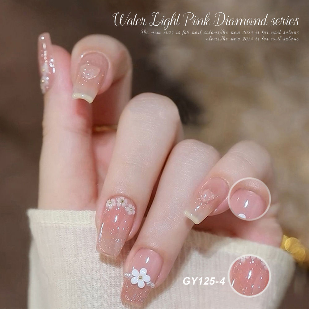 Translucent Nail Polish Sequins Manicure GY125