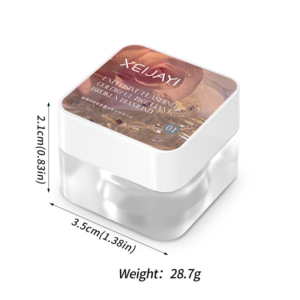Translucent Nail Polish Sequins Manicure GY125