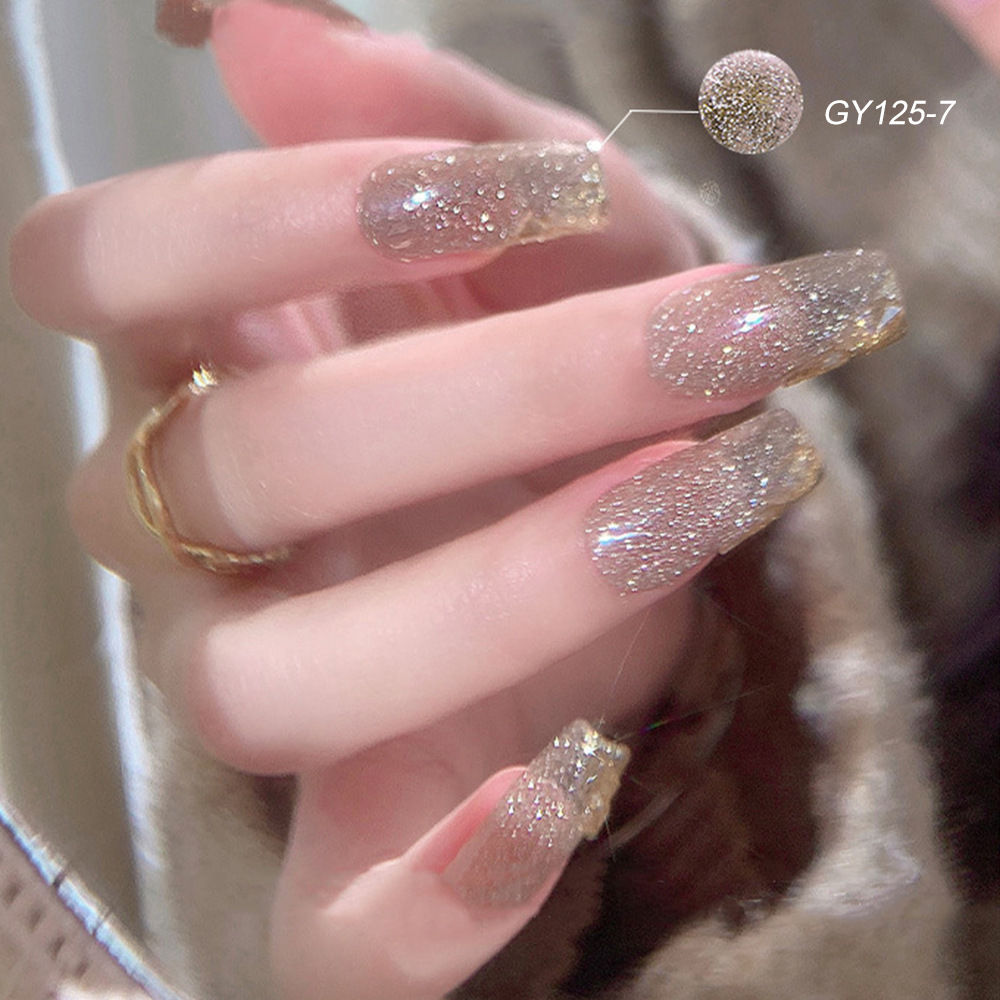 Translucent Nail Polish Sequins Manicure GY125
