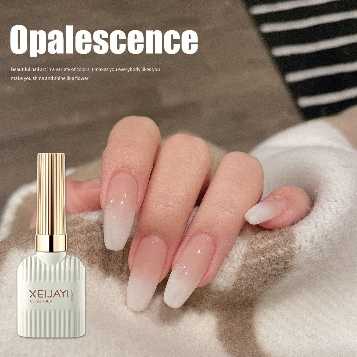 Nude Cream Gel Nail Polish 0.5 fl oz